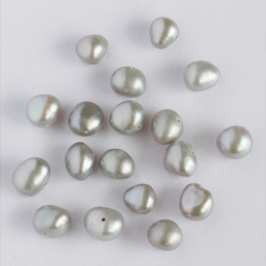 淡水パール 専門店】淡水パール パーツ 連売り バロック 7mm 8mm