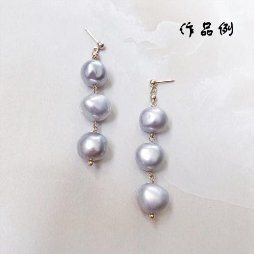 淡水パール 専門店】淡水パール パーツ 連売り バロック 7mm 8mm