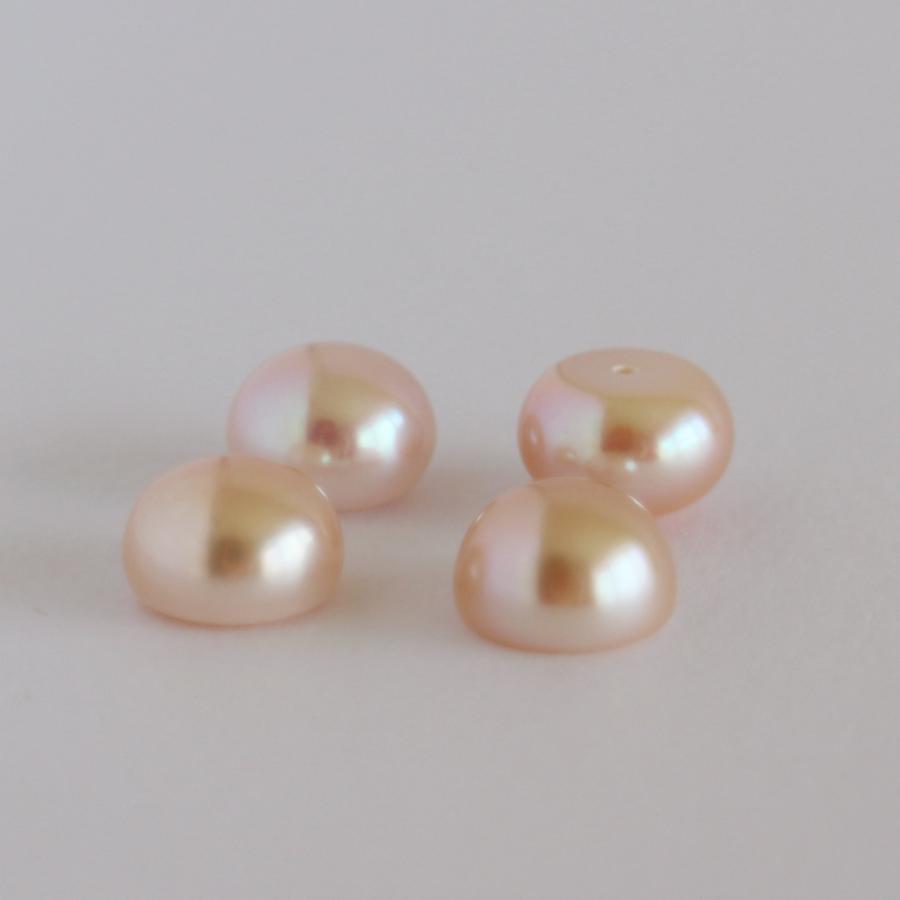 淡水パール 専門店】淡水パール パーツ ルース 6-6.5mm1粒売り ボタン 