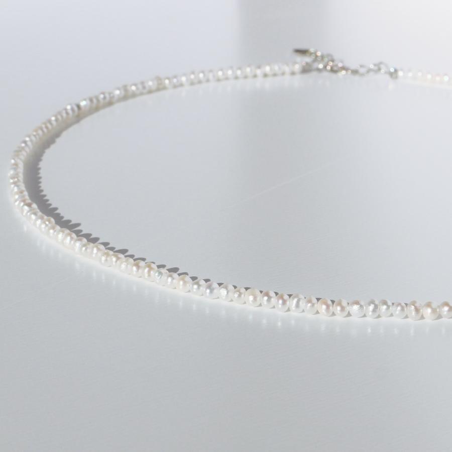 ベビーパール ネックレス 2.5-3mm バロックパール 本真珠 パール ベビーパール ネックレス 2.5-3mm バロックパール 本真珠 パール