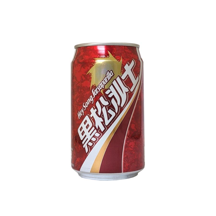 台湾コーラ 黒松沙士 （ヘイソンサースー） 台湾産 330ml x24缶（賞味