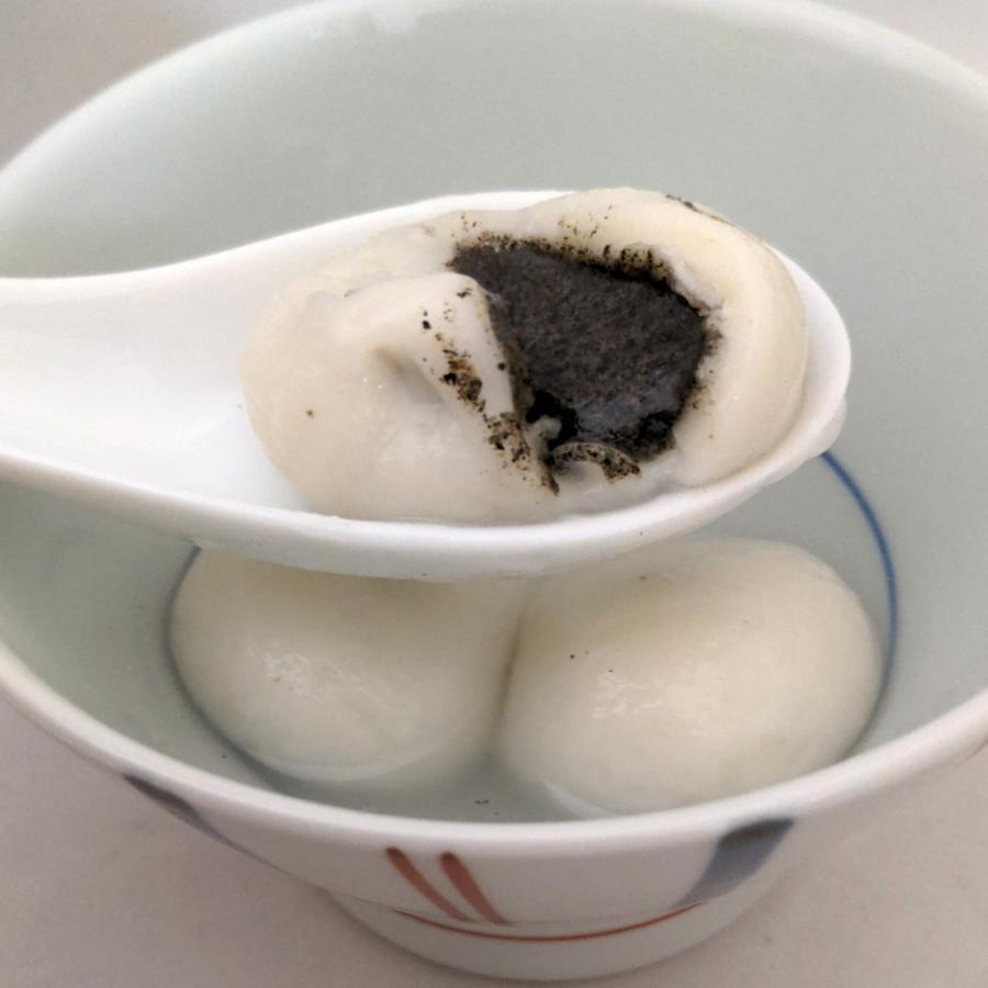 冷凍便】台湾 芝麻湯圓20g×10入【黒ごま入り白玉】台湾産湯円 （賞味