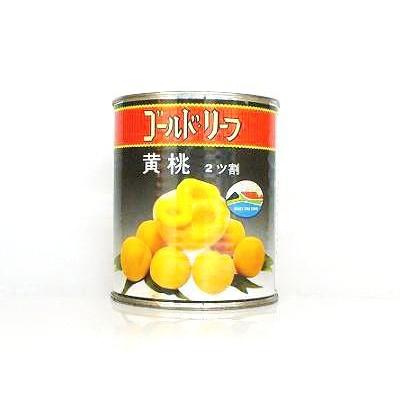 ゴールドリーフ 黄桃ハーフ 缶 825g 南アフリカ産フルーツ缶詰（賞味期限：2026.01.01）｜takarazima