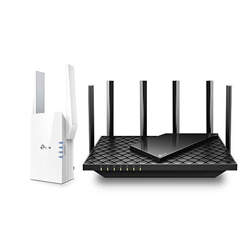TP-Link WiFi6 OneMesh 対応セット 4804 574Mbps Wi-Fiルーター Archer AX73 A OneMesh対応 Wi-Fi 中継器 1201 300Mbps RE505X A
