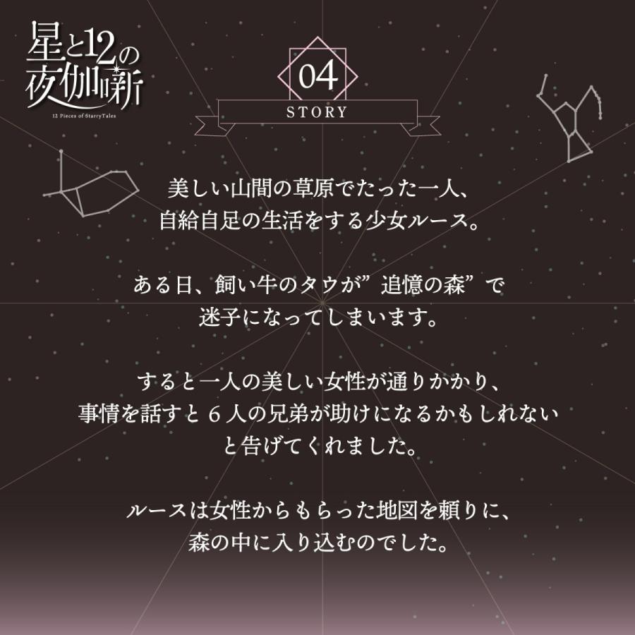 謎解き 【大人気星座シリーズの第4弾】星と12の夜伽噺 04 ルースと追憶の森 [送料ウエイト：2] |  | 02