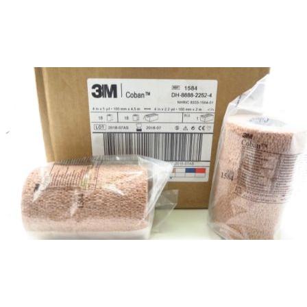 3M コーバン 自着性弾力包帯 100mm幅、18巻/箱、3M1584｜takasemed