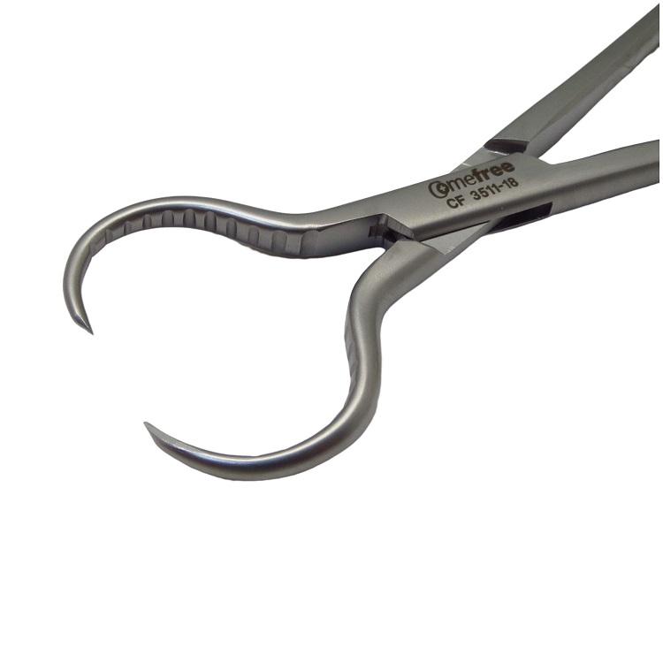 ドイツ製] レーン型骨鉗子（骨把持鉗子） 18.0cm CF3511-18 : 聴診器の