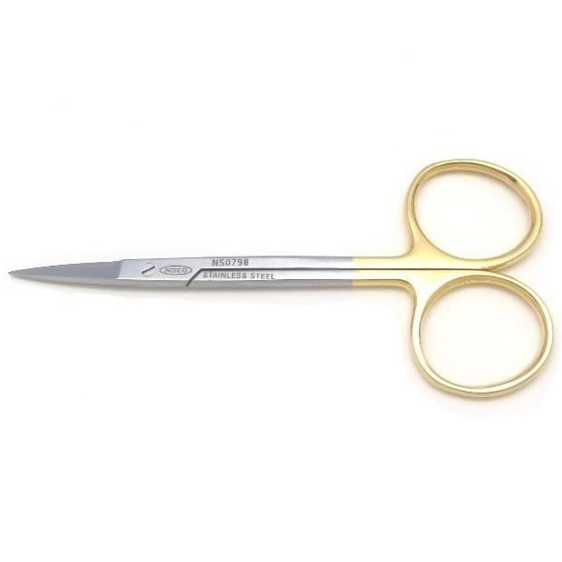 眼科剪刀 TC超硬チップ付 直 11.0cm : 聴診器のタカセ医療器 - 通販