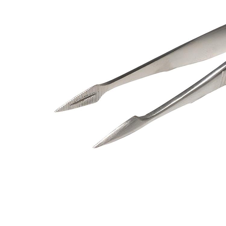 刺（とげ）抜きピンセット 直型または曲型 10.5cm : 聴診器のタカセ