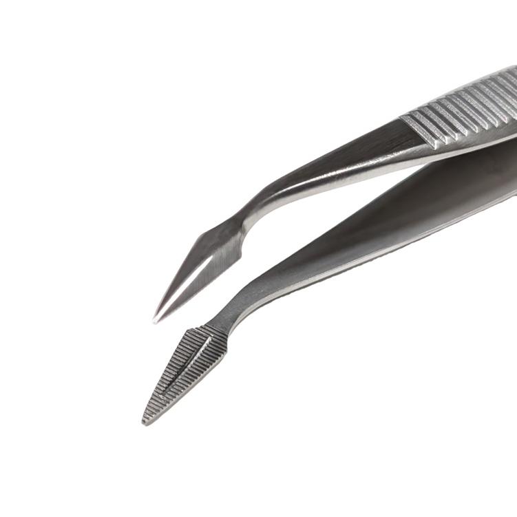 刺（とげ）抜きピンセット 直型または曲型 10.5cm : 聴診器のタカセ