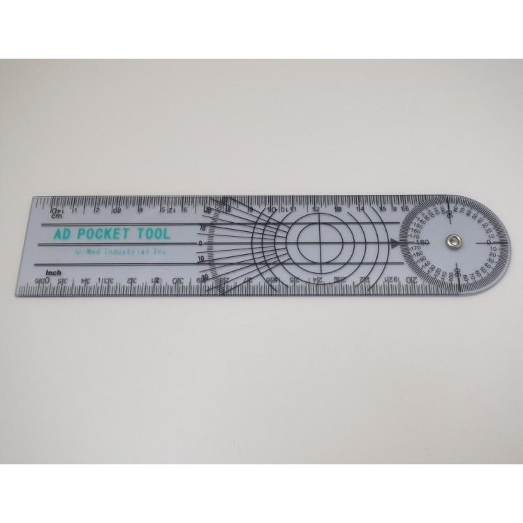 プラスチック角度計(ゴニオメーター) 全長18cm / 36cm (展開時