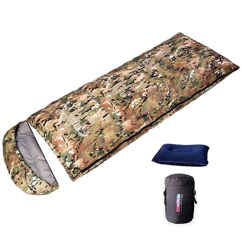 Fengzel Outdoor 封筒型寝袋 210*80cm 850FP 95%グースダウン 400-1500g高級羽毛充填 足が出せる 連