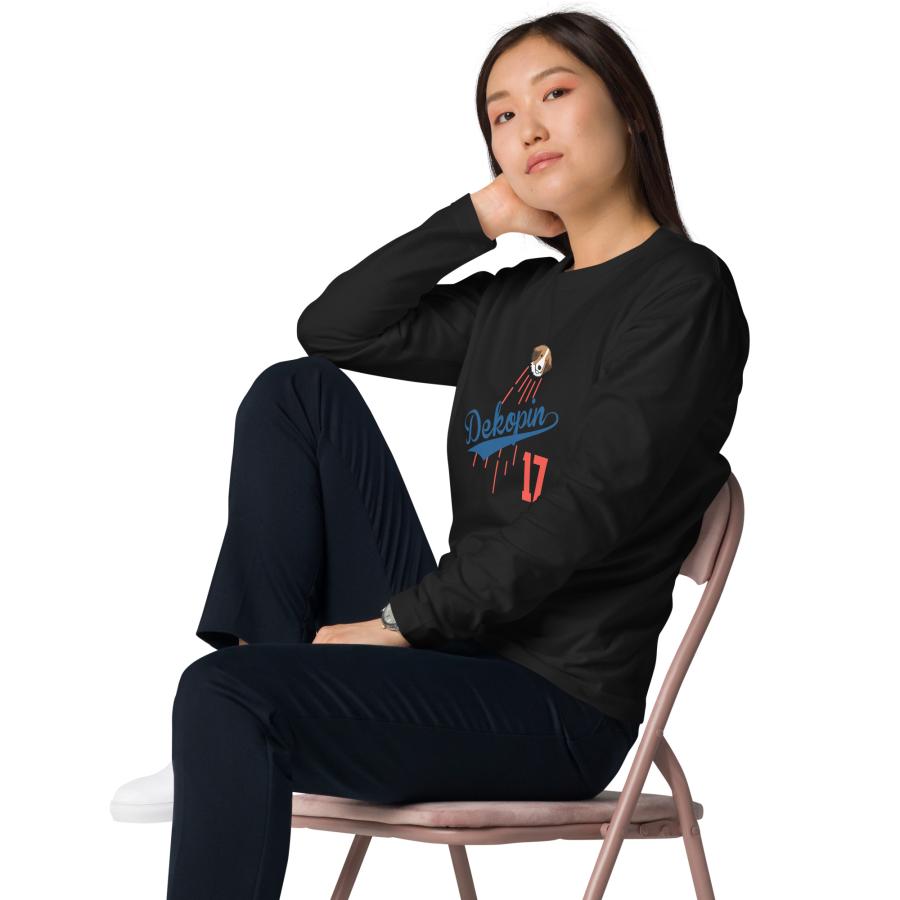 tシャツ 長袖 デコピン 大谷翔平 おもしろい長袖 かわいい犬長袖シャツ