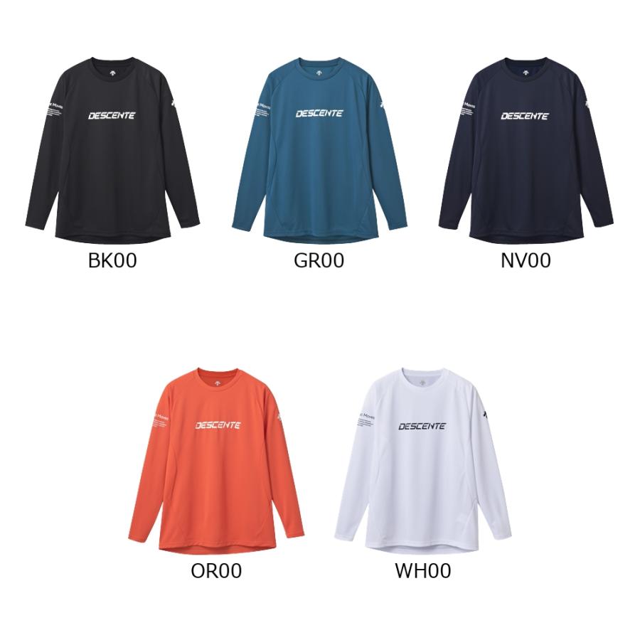 デサント 長袖シャツ バレーボールウェア 白赤 ERD Mサイズ ポリ綿 未