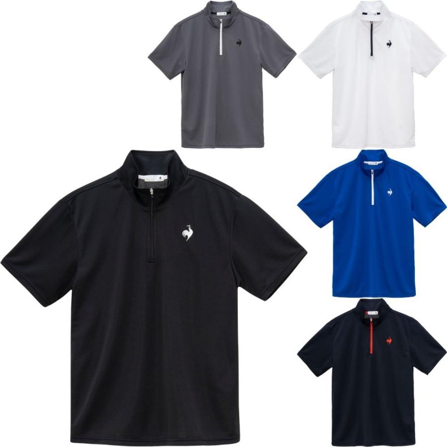 le coq sportif ルコック エコペットハーフジップシャツ 半袖 T