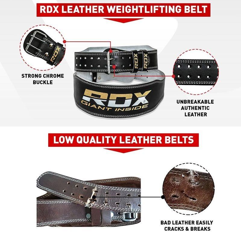RDX レザー トレーニングベルト ウェイトリフティング ベンチプレス 