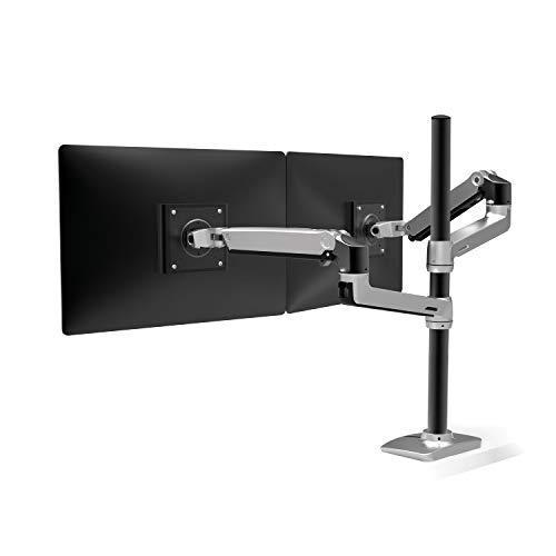 エルゴトロン Lx デスクマウント デュアル モニターアーム 縦 横型 長身ポール アルミニウム 40インチ 6 4 18 1kg まで対応 45 5 S タカスギyahoo ショップ 通販 Yahoo ショッピング