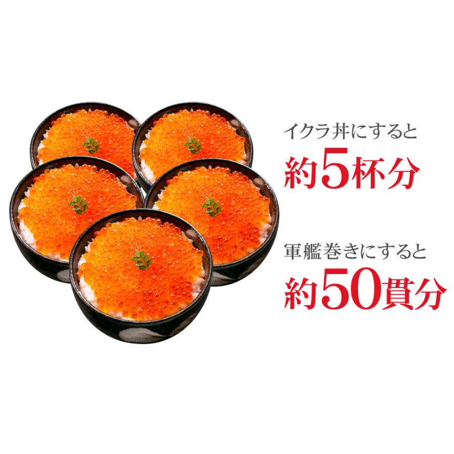 いくら 醤油漬け 500g 北海道産 最高級の原卵を使用した自慢の一品 イクラ お年賀 御年賀 プレゼント ギフト 内祝｜takasui｜06