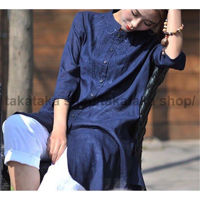 50%OFF】 綿麻混ワンピース レディース 40代 夏 春 トップス ロングシャツ チュニック ゆったり シャツワンピース 7分袖 リネンシャツ 大きいサイズ スリット 刺繍 コーデ honeymoon.style 50%OFF】 綿麻混ワンピース レディース 40代 夏 春 トップス ロングシャツ チュニック ゆったり シャツワンピース 7分袖 リネンシャツ 大きいサイズ スリット 刺繍 コーデ honeymoon.style