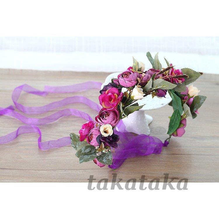 花冠 花嫁 花かんむり 安い 造花 カチューシャ ティアラ リゾート ヘッドドレス ウエディング 頭飾り 二次会 結婚式 フェス 森ガール ボヘミア 手作り Tkkpwl7gv8 Www Familyontour De