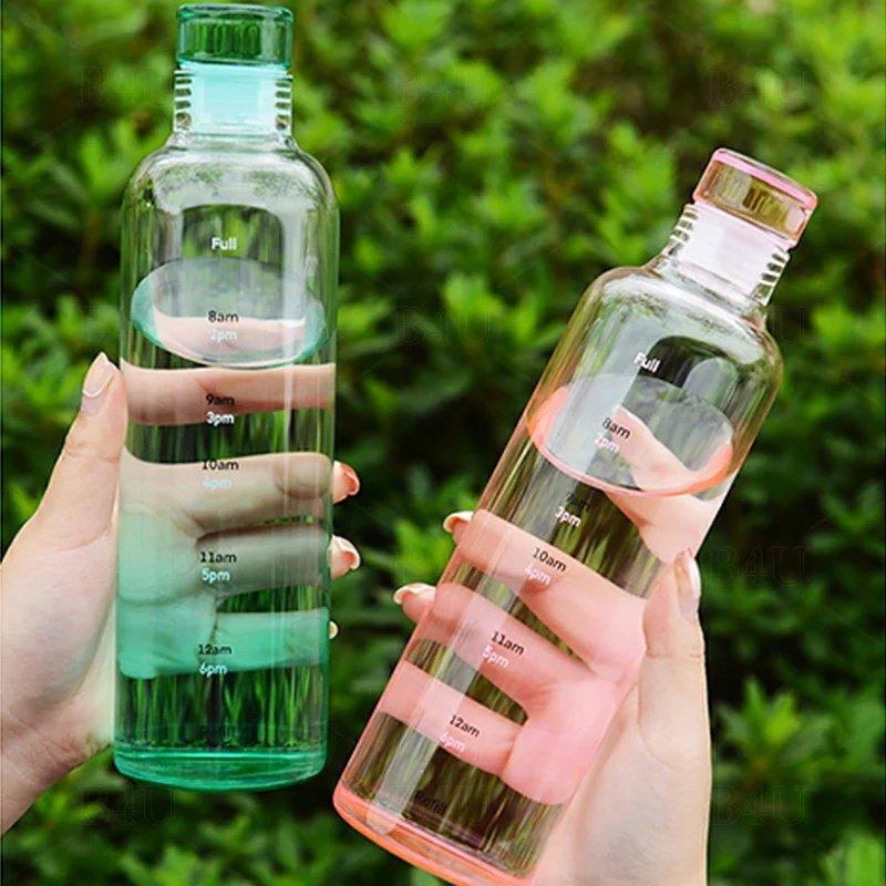 ガラス 水筒 500ml 750ml おしゃれ かわいい ウォーターボトル スポーツボトル 目盛り ボトル 水筒 小容量 直飲み ポータブル スポーツ アウトドア スポーツ Takataka 0728sh18 たかたか 通販 Yahoo ショッピング