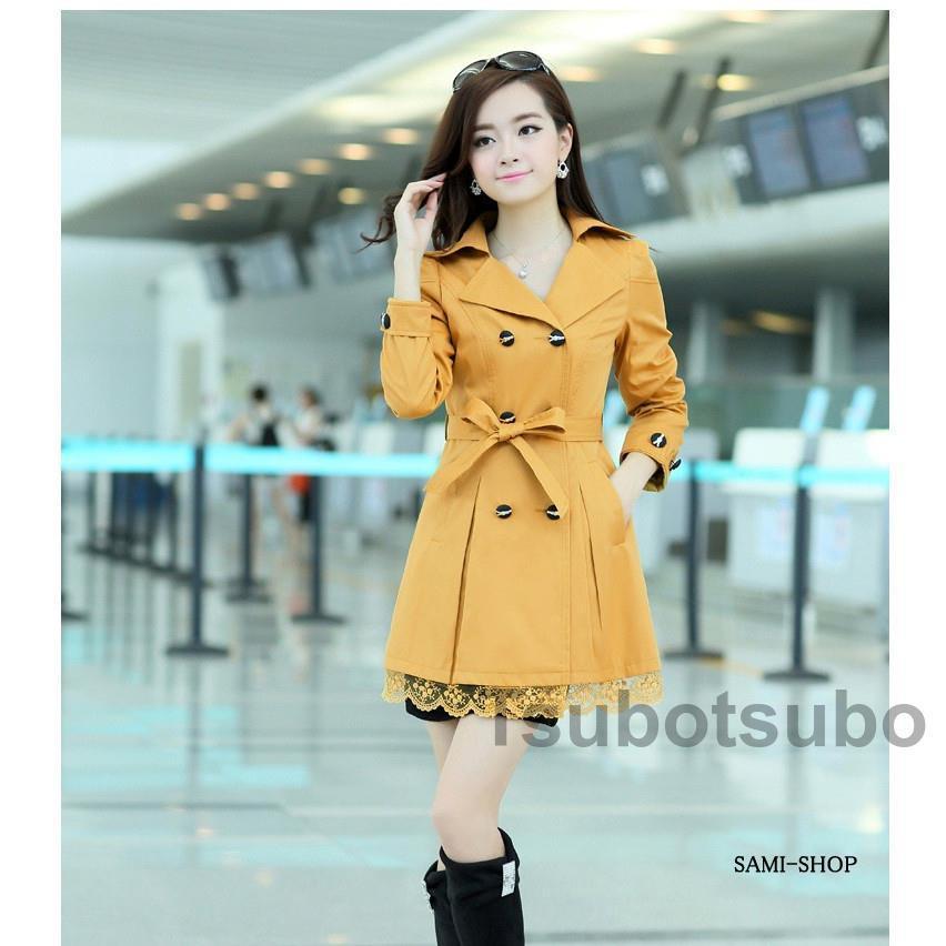 コート アウター レディース トレンチコート 秋 おしゃれ 蝶結び