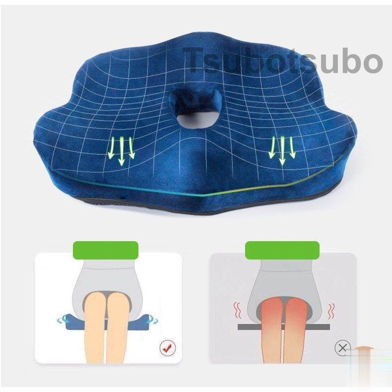 本物 腰痛クッション 椅子 クッション オフィス 運転 車 低反発 えるクッションカバー 骨盤 痔 姿勢矯正 骨盤矯正 Originaljustturkey Com