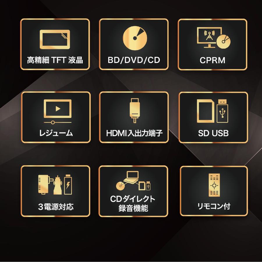 BLUEWIDE 14インチ FHD ポータブルブルーレイプレーヤー 充電 BLUEWIDE 14インチ FHD ポータブルブルーレイプレーヤー 充電
