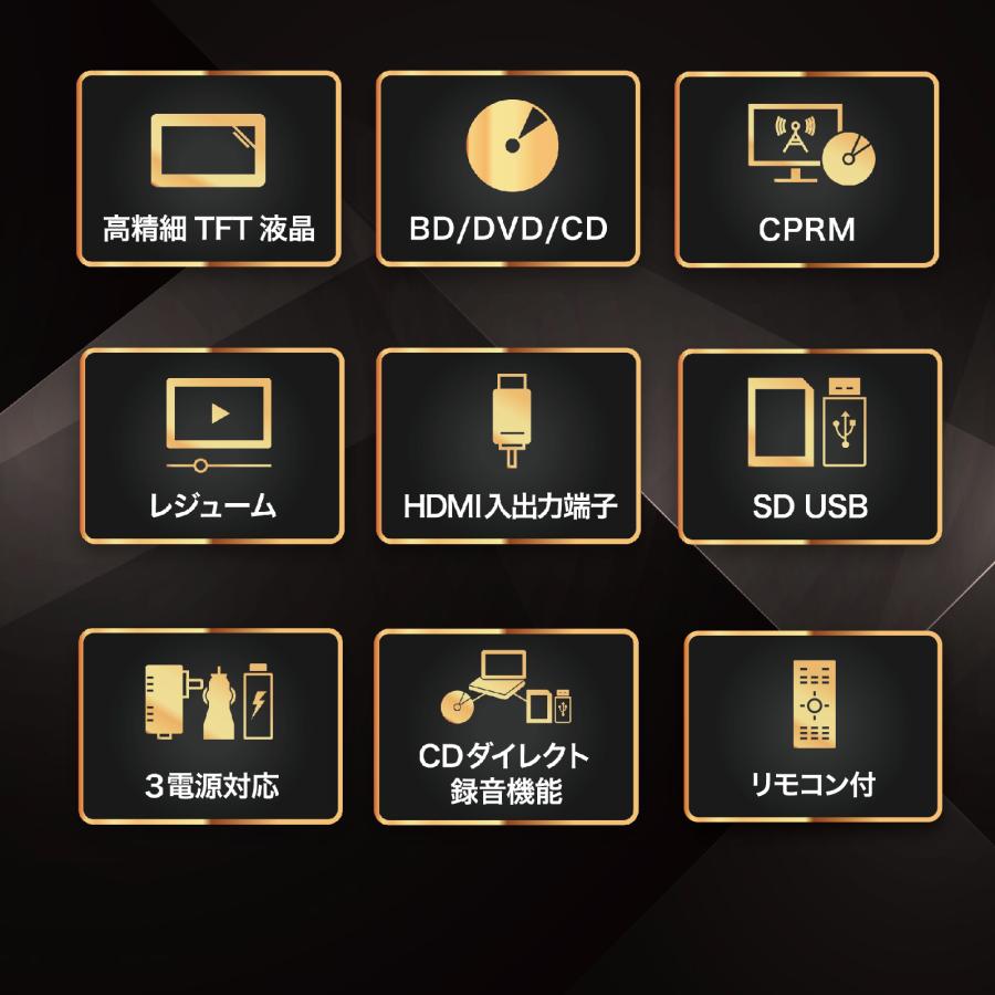 BLUEWIDE 14インチ FHD フルセグ対応 ポータブルブルーレイ BLUEWIDE 14インチ FHD フルセグ対応 ポータブルブルーレイ