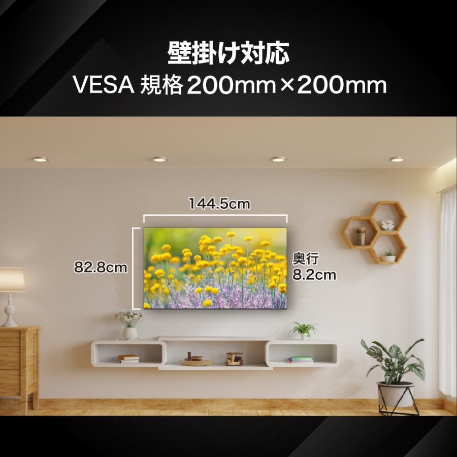 BLUEWIDE 65V型 4K HDR Google TV 液晶 テレビ チューナーレス 