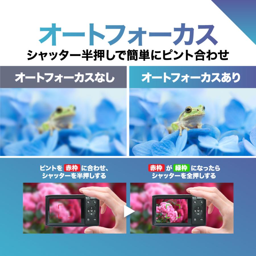 BLUEWIDE コンパクトデジタルカメラ 光学ズーム3倍 有効画素1200万