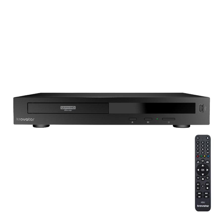 krovatar 4K ULTRA HD ブルーレイプレーヤー DVDプレーヤー HDR10+