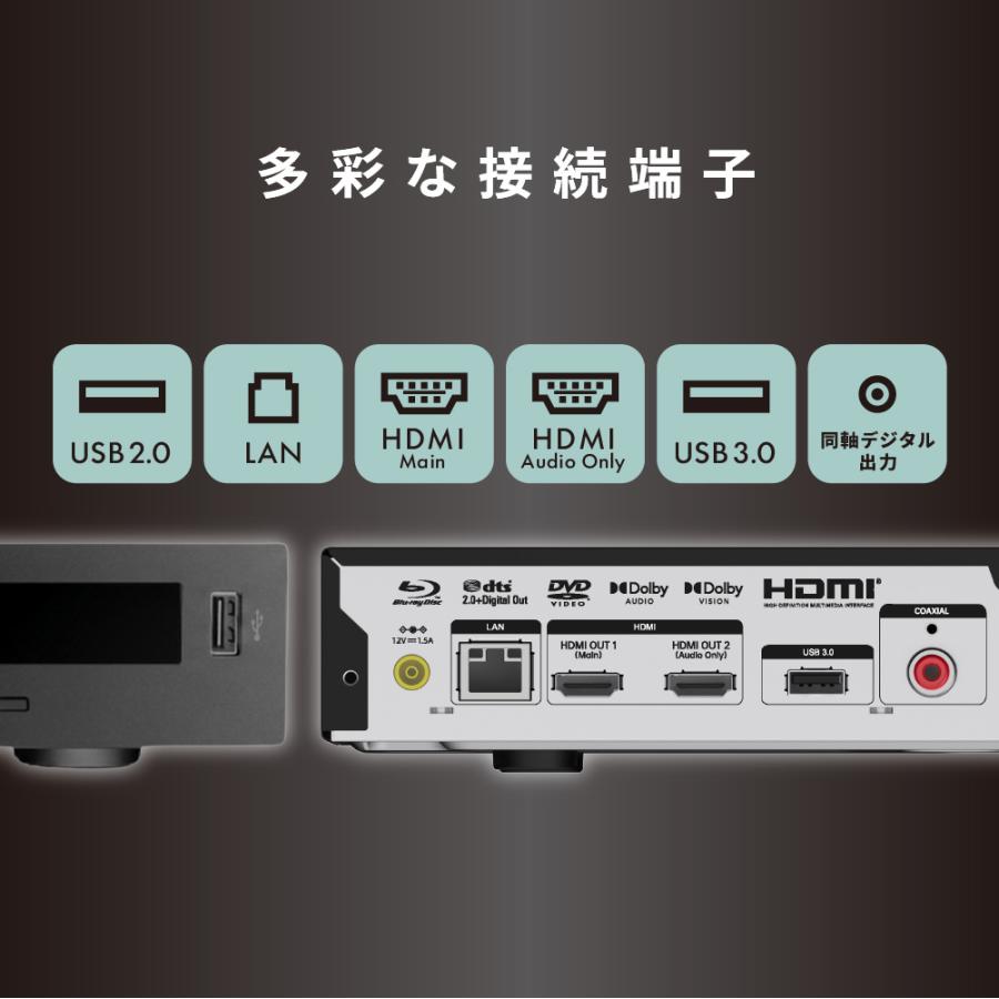 新品未開封 4K Ultra HD with HDR Blu-ray プレイヤー krovatar 4K ULTRA HD ブルーレイプレーヤー DVDプレーヤー HDR10+