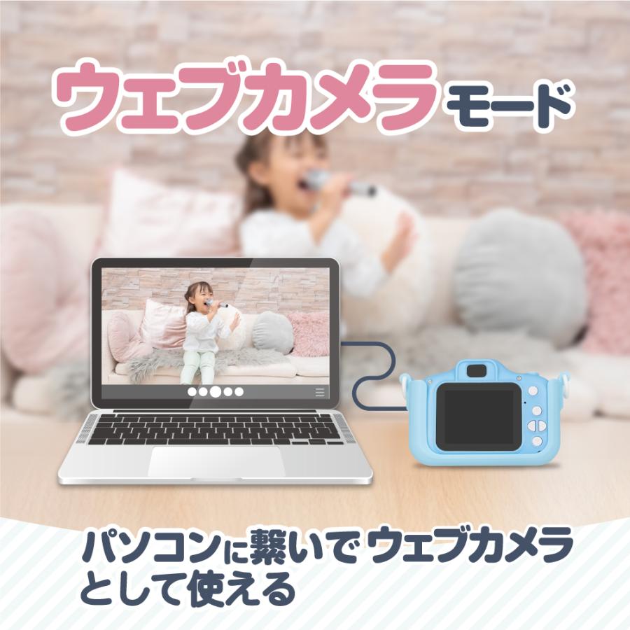 BLUEWIDE スリムカメラ 32GB付き スリムカメラ ブラック 有効画素数1300万 5K動画 オートフォーカス