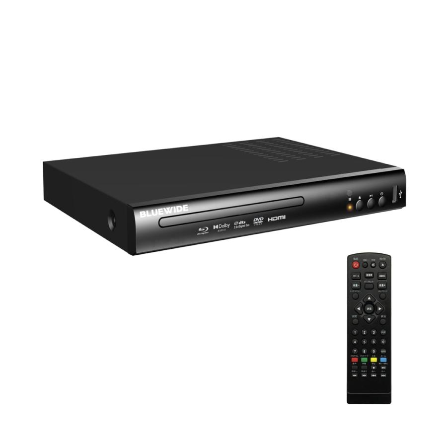 BLUEWIDE ブルーレイプレーヤー DVDプレーヤー ブラック フルHD 1080P