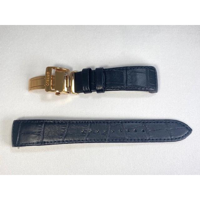 4A072PL SEIKO プルミエ 21mm 純正革ベルト カーフ型押し ブラック SNP084JC/7D48-0AL0他用 送料無料の画像