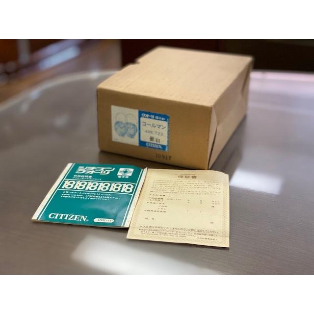 CITIZEN 4RE722 シチズン 目覚まし時計 置掛兼用 コールマン 銀