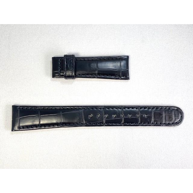 【極美品】Grand Seiko 19mm クロコダイル本革ベルト Dバックル Grand Seiko C004011J9 SEIKO グランドセイコー 19mm 純正革