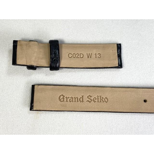 【グランドセイコー】レディース用 革バンド(クロコダイル)とDバックル Grand Seiko C004011J9 SEIKO グランドセイコー 19mm 純正革