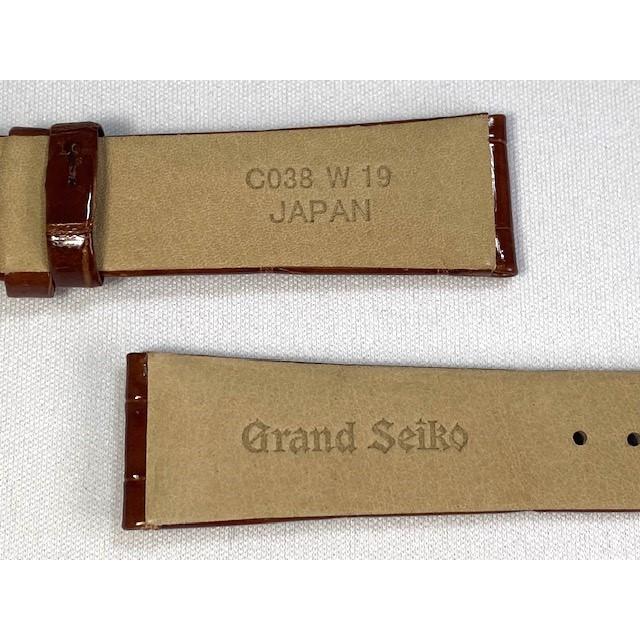 Grand Seiko C03802229 SEIKO グランドセイコー 19mm 純正革 Grand Seiko C03802229 SEIKO グランドセイコー 19mm 純正革