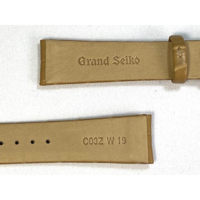 Grand Seiko C03Z014J0 SEIKO グランドセイコー 19mm 純正革 Grand Seiko C03Z014J0 SEIKO グランドセイコー 19mm 純正革