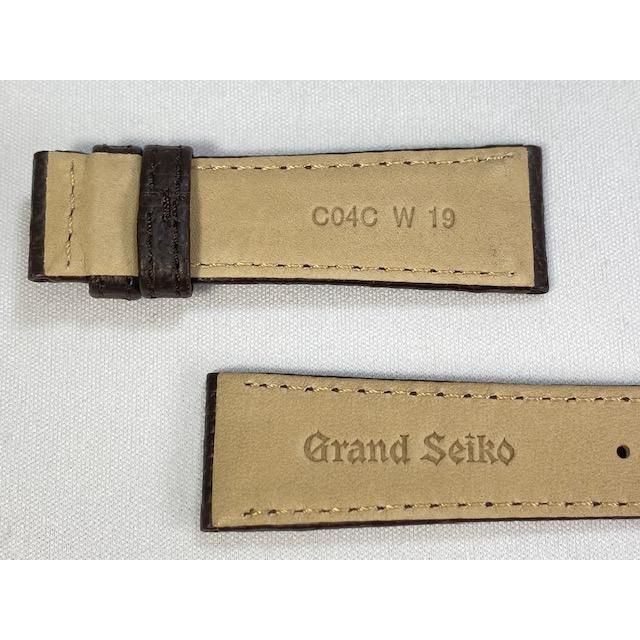 Grand Seiko ■ 純正レザーベルト ■ ブラウン 幅19 ■ 新品 Grand Seiko C01901369 SEIKO グランドセイコー 19mm 純正革