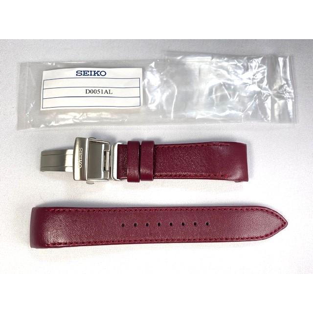 SEIKO 赤SUS　ブラックダイヤル　革ケース付【ベルト社外品】 楽天市場】腕時計 ベルト 時計 バンド SEIKO セイコー 純正 牛革