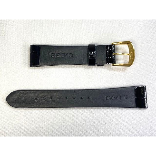 SEIKO（セイコー） DA08 SEIKO 18mm 純正革ベルト クロコダイル