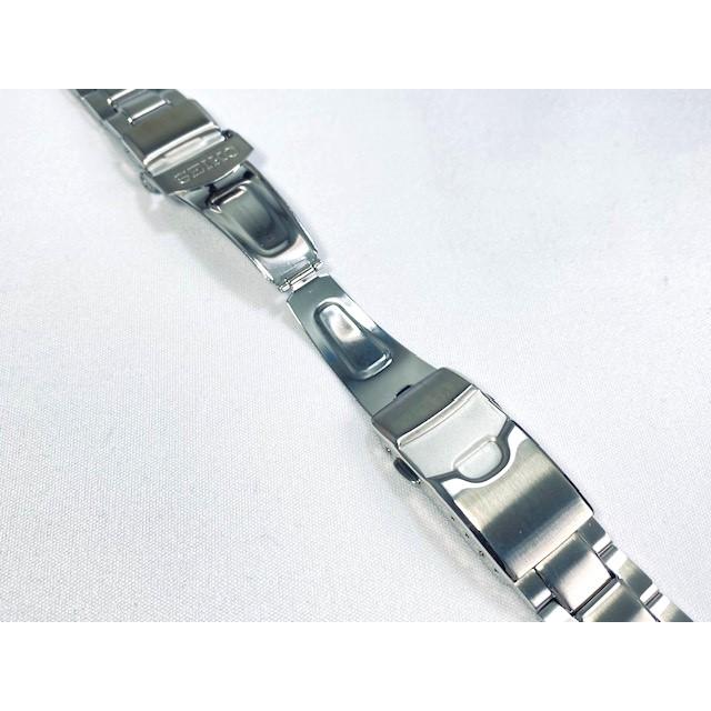 セイコー W523 SEIKO 20mm 純正ステンレスブレス　黒　ダイバーズ SEIKO セイコー 純正 ステンレス ベルト 海外モデル ダイバーズ