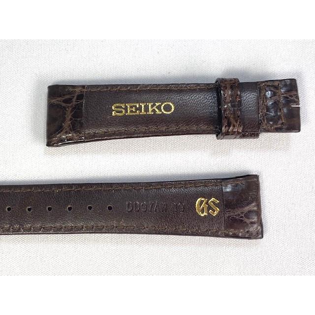 Grand Seiko DD97AW SEIKO グランドセイコー 19mm 純正革ベルト Grand Seiko DD97AW SEIKO グランドセイコー 19mm 純正革ベルト