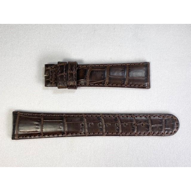 【新品未使用】グランドセイコー純正　クロコダイルベルト　中留付き　ダークグレー Grand Seiko - 本物 美品 グランドセイコー 純正品 クロコダイル
