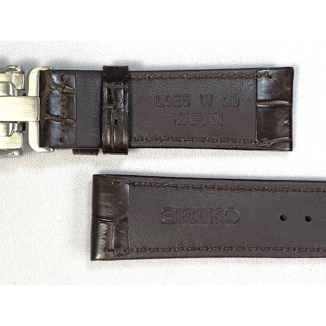 L0E5026J9 SEIKO プレザージュ 20mm 純正革ベルトバックル付 L0E5026J9 SEIKO プレザージュ 20mm 純正革ベルトバックル付