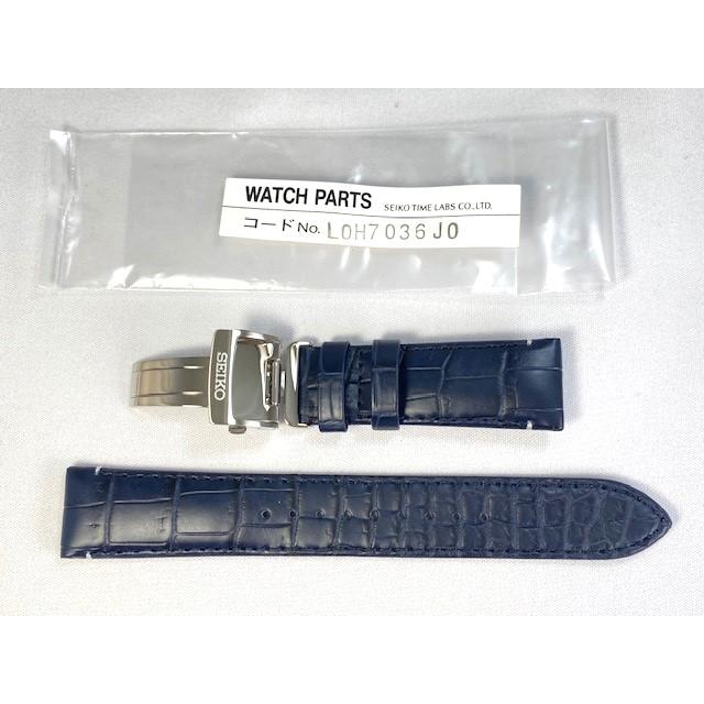 L0H7036J0 SEIKO プレザージュ 20mm 純正革ベルトバックル付