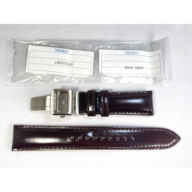 【SEIKO】セイコー 20mmプレザージュ純正ベルト＋Ｄバックル L0KK011J9 SEIKO プレザージュ 20mm 純正革ベルトバックル付